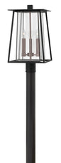 Walker Medium Post Top or Pier Mount Lantern In Black Finish