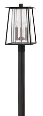 Walker Medium Post Top or Pier Mount Lantern In Black Finish