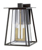 Walker Medium Wall Mount Lantern In Dark Bronze Finish