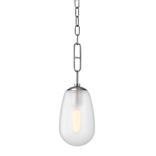Bruckner Pendant with Polished Nickel Finish