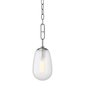 Bruckner Pendant with Polished Nickel Finish