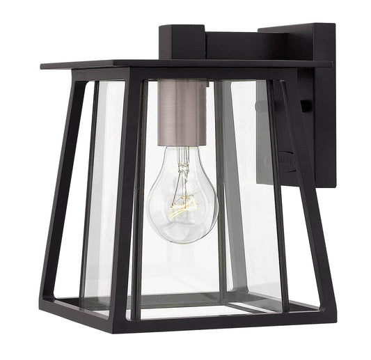 Walker Small Wall Mount Lantern In Black Finish