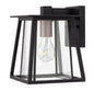 Walker Small Wall Mount Lantern In Black Finish