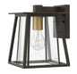 Walker Small Wall Mount Lantern In Dark Bronze Finish