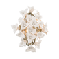 Lily Wall Sconce In ENCHANTED SILVER LEAF Finish