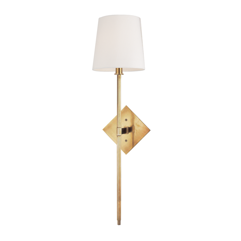 Cortland Wall Sconce with Aged Brass Finish