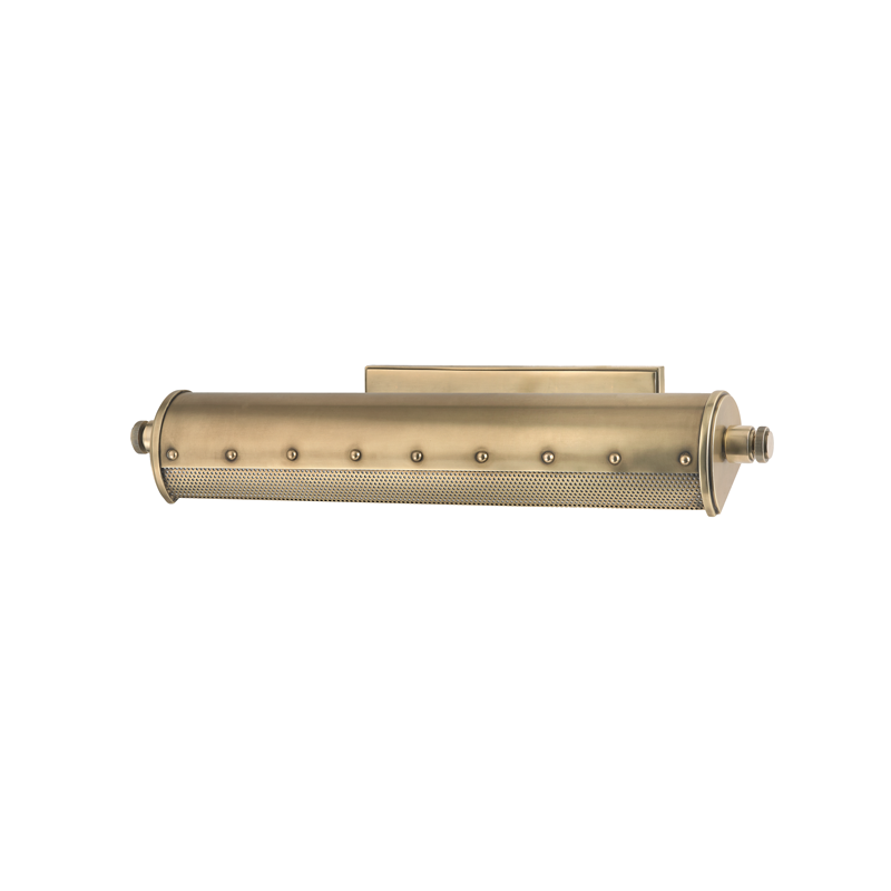 Gaines Picture Light with Aged Brass Finish
