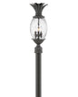 Plantation Large Post Top or Pier Mount Lantern 12v In Black Finish