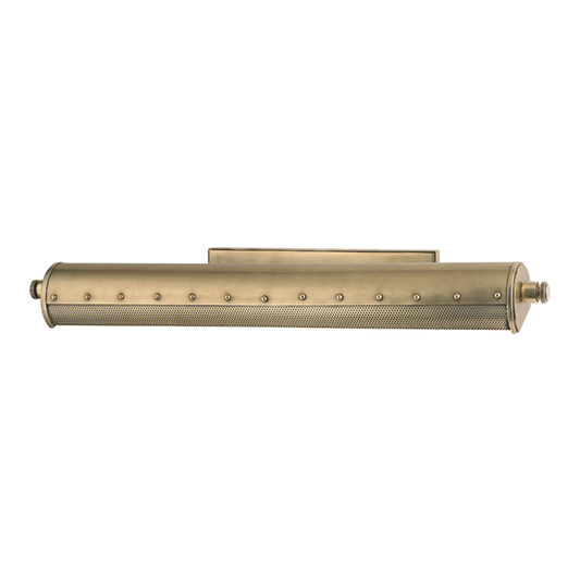 Gaines Picture Light with Aged Brass Finish