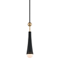 Tupelo Pendant with Aged Brass Finish