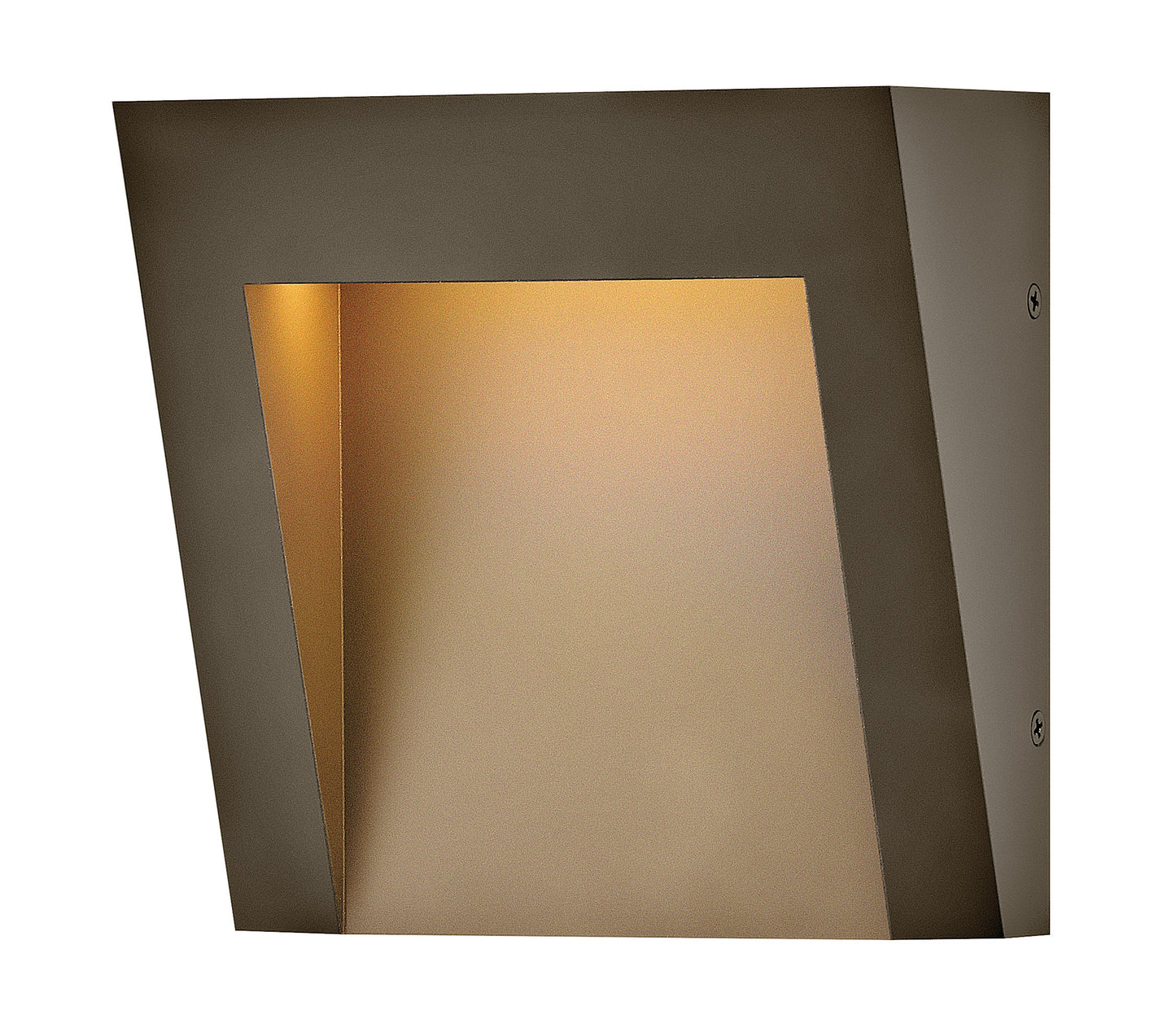 Taper Extra Small Wall Mount Lantern In Dark Bronze Finish