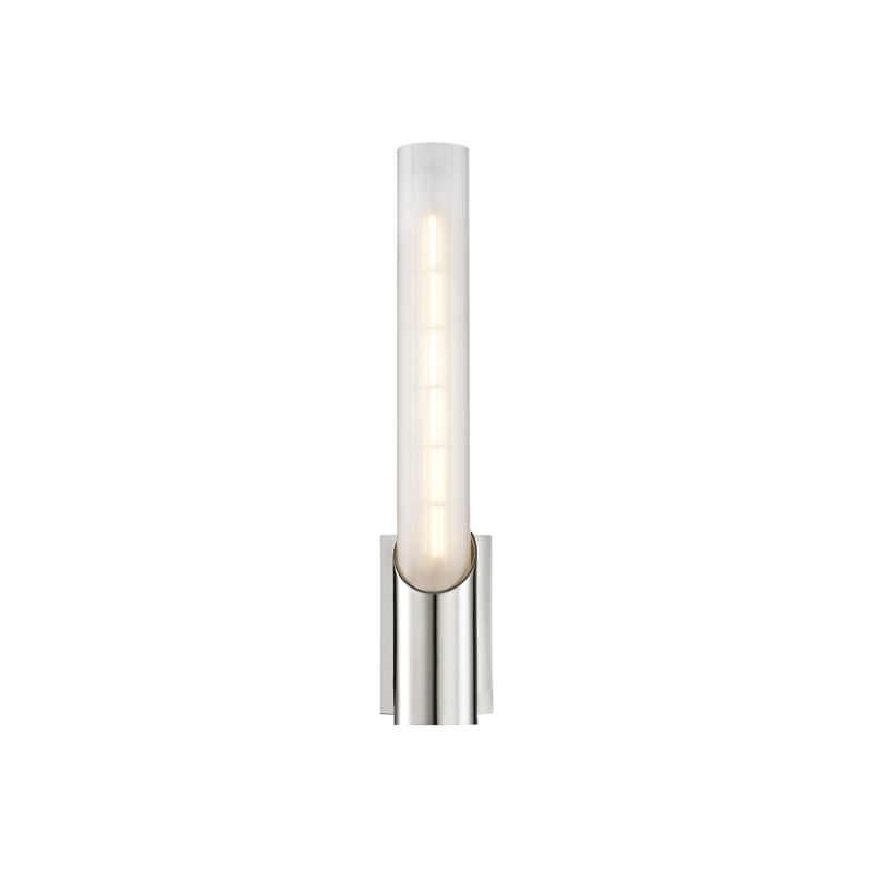 Pylon Wall Sconce with Polished Nickel Finish