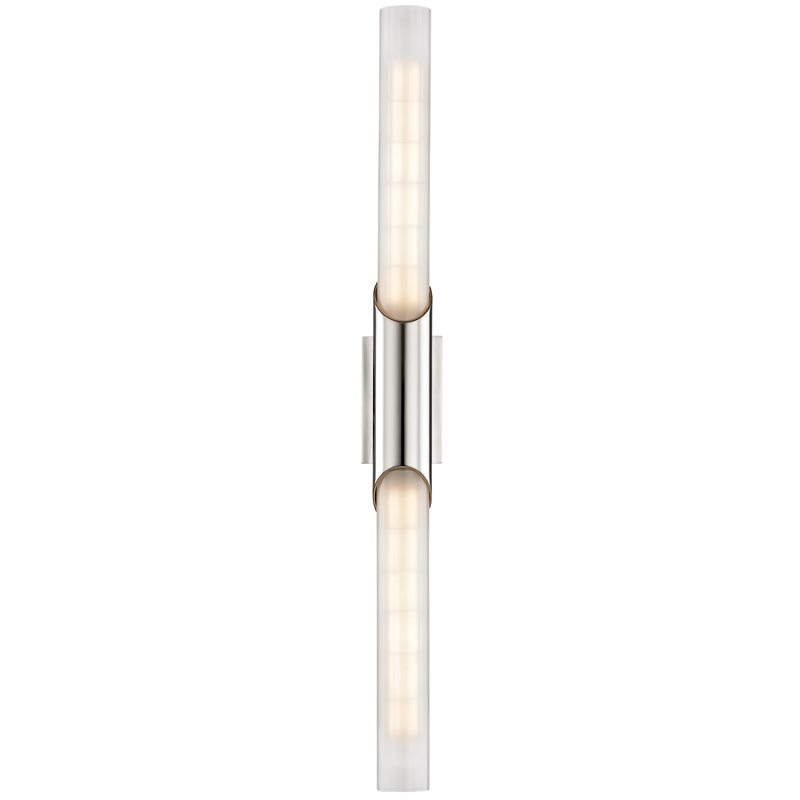 Pylon Wall Sconce with Polished Nickel Finish