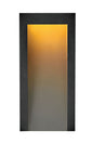 Taper Medium Wall Mount Lantern In Black Finish