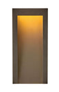 Taper Medium Wall Mount Lantern In Dark Bronze Finish