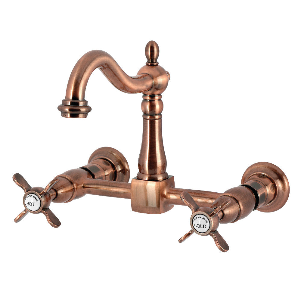 Essex Bridge Kitchen Faucet in Antique Copper