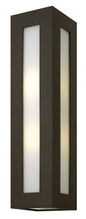 Dorian Large Wall Mount Lantern In Light Bronze Finish