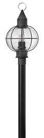Cape Cod Large Post Top or Pier Mount Lantern In Black Finish