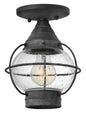 Cape Cod Extra Small Convertible Flush Mount In Black Finish