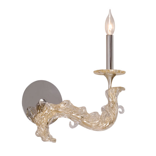 Cielo Wall Sconce In SILVER LEAF Finish