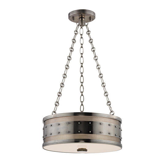 Gaines Pendant with Historic Nickel Finish