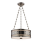 Gaines Pendant with Historic Nickel Finish