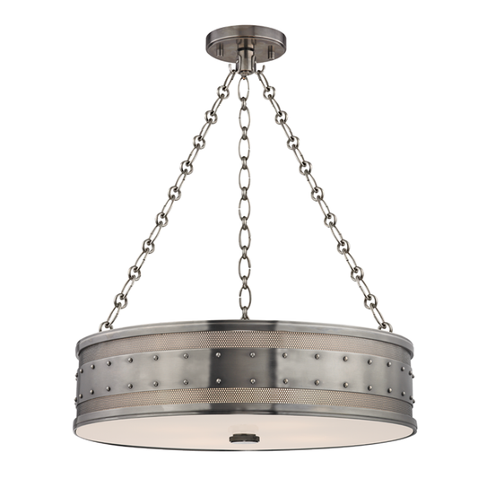 Gaines Chandelier with Historic Nickel Finish