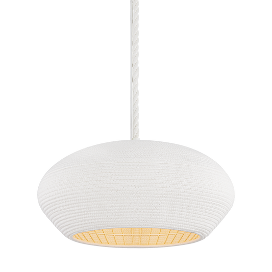 FERNDALE Pendant with GESSO WHITE Finish
