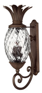 Plantation Extra Large Wall Mount Lantern In Dark Bronze Finish