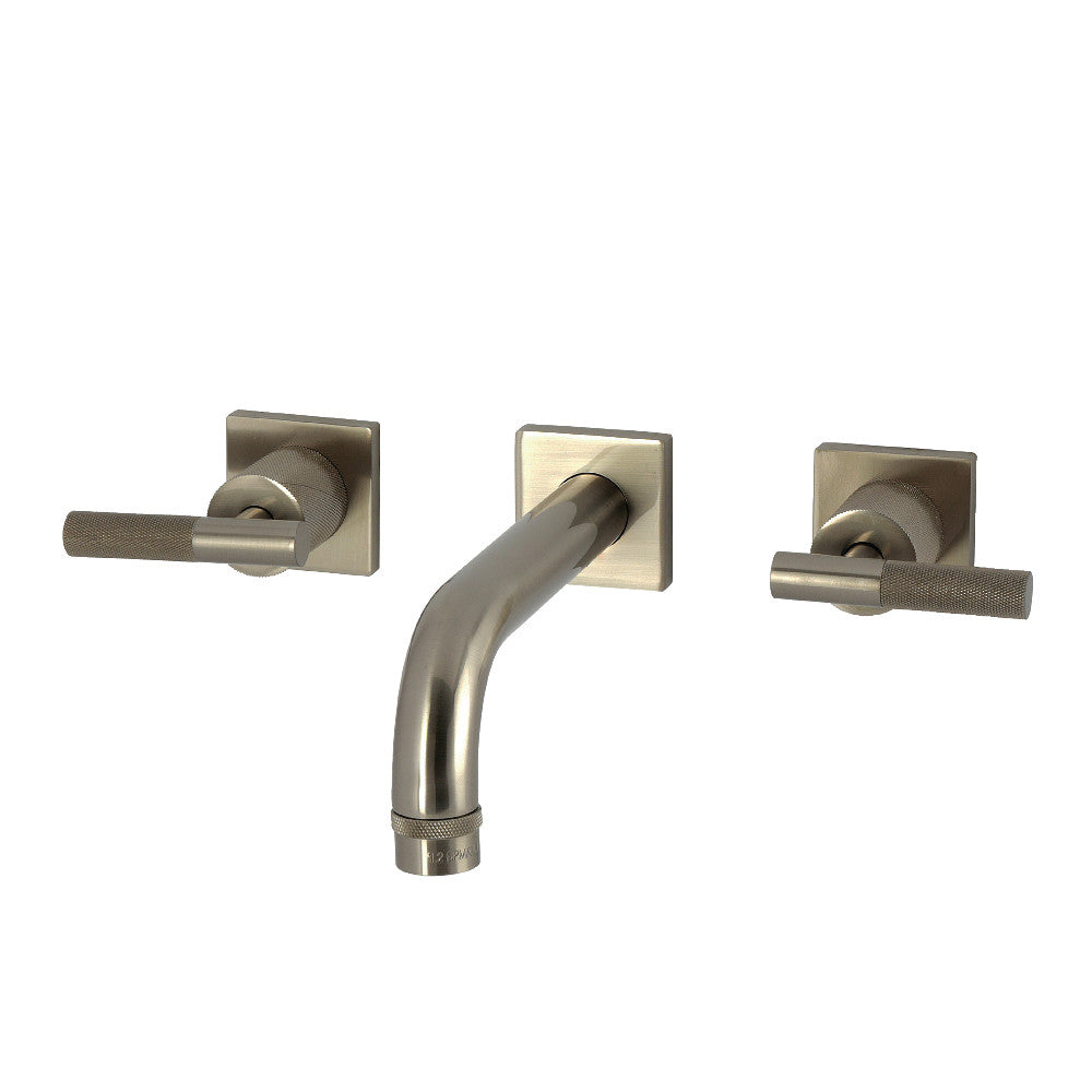 Convergent Wall-Mount Bathroom Faucet in Brushed Nickel