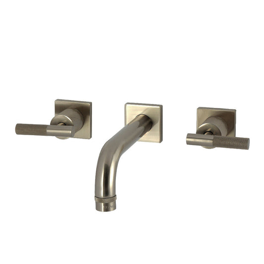 Convergent Wall-Mount Bathroom Faucet in Brushed Nickel