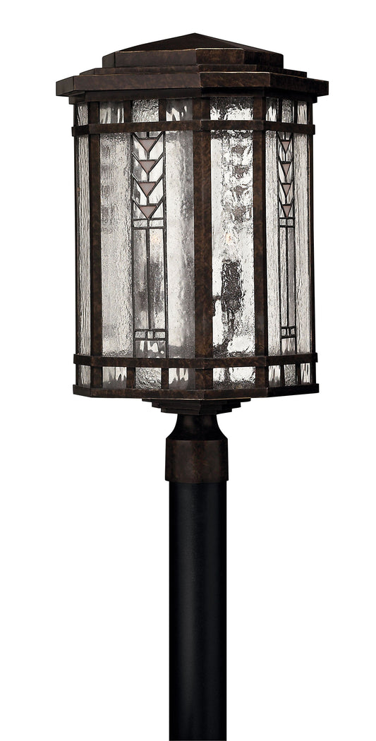 Tahoe Large Post Top or Pier Mount Lantern In Dark Bronze Finish