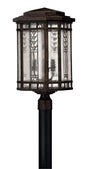 Tahoe Large Post Top or Pier Mount Lantern In Dark Bronze Finish