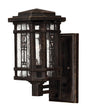 Tahoe Small Wall Mount Lantern In Dark Bronze Finish