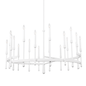 Hathaway Chandelier with White Plaster Finish