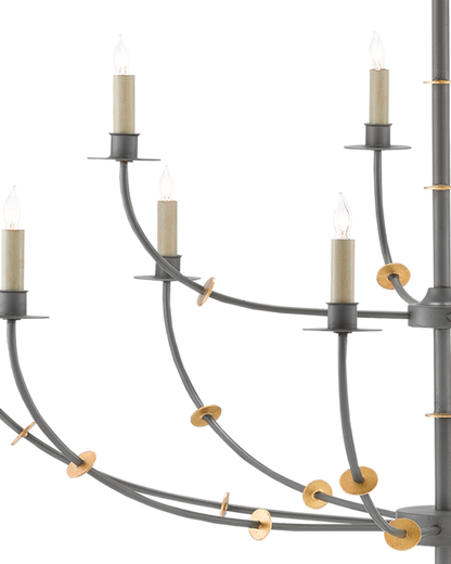 Balladier Gray Chandelier