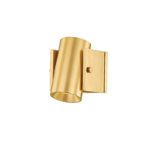 NOWRA WALL SCONCE with AGED BRASS Finish