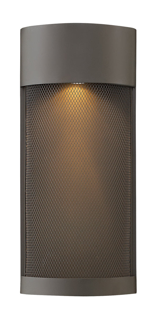 Aria Medium Wall Mount Lantern In Dark Bronze Finish