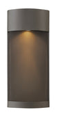 Aria Medium Wall Mount Lantern In Dark Bronze Finish