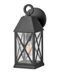 Briar Medium Wall Mount Lantern In Black Finish