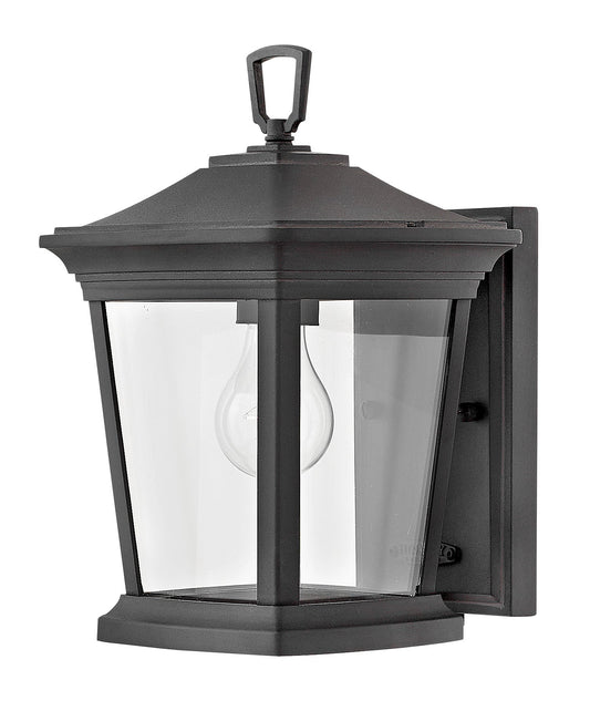 Bromley Small Wall Mount Lantern In Black Finish