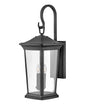 Bromley Large Wall Mount Lantern In Black Finish