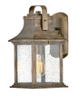 Grant Medium Wall Mount Lantern In Light Bronze Finish
