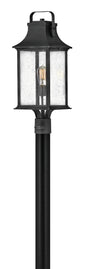 Grant Large Post Top or Pier Mount Lantern In Black Finish