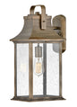 Grant Medium Wall Mount Lantern In Light Bronze Finish