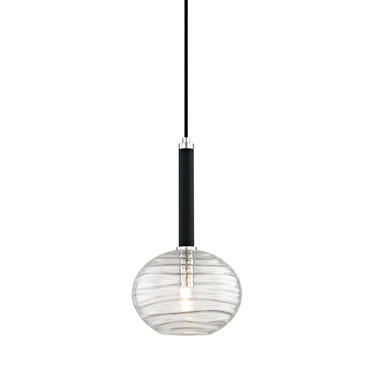 Breton Pendant with Polished Nickel Finish