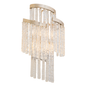 Mont Blanc Wall Sconce In MODERN SILVER LEAF Finish