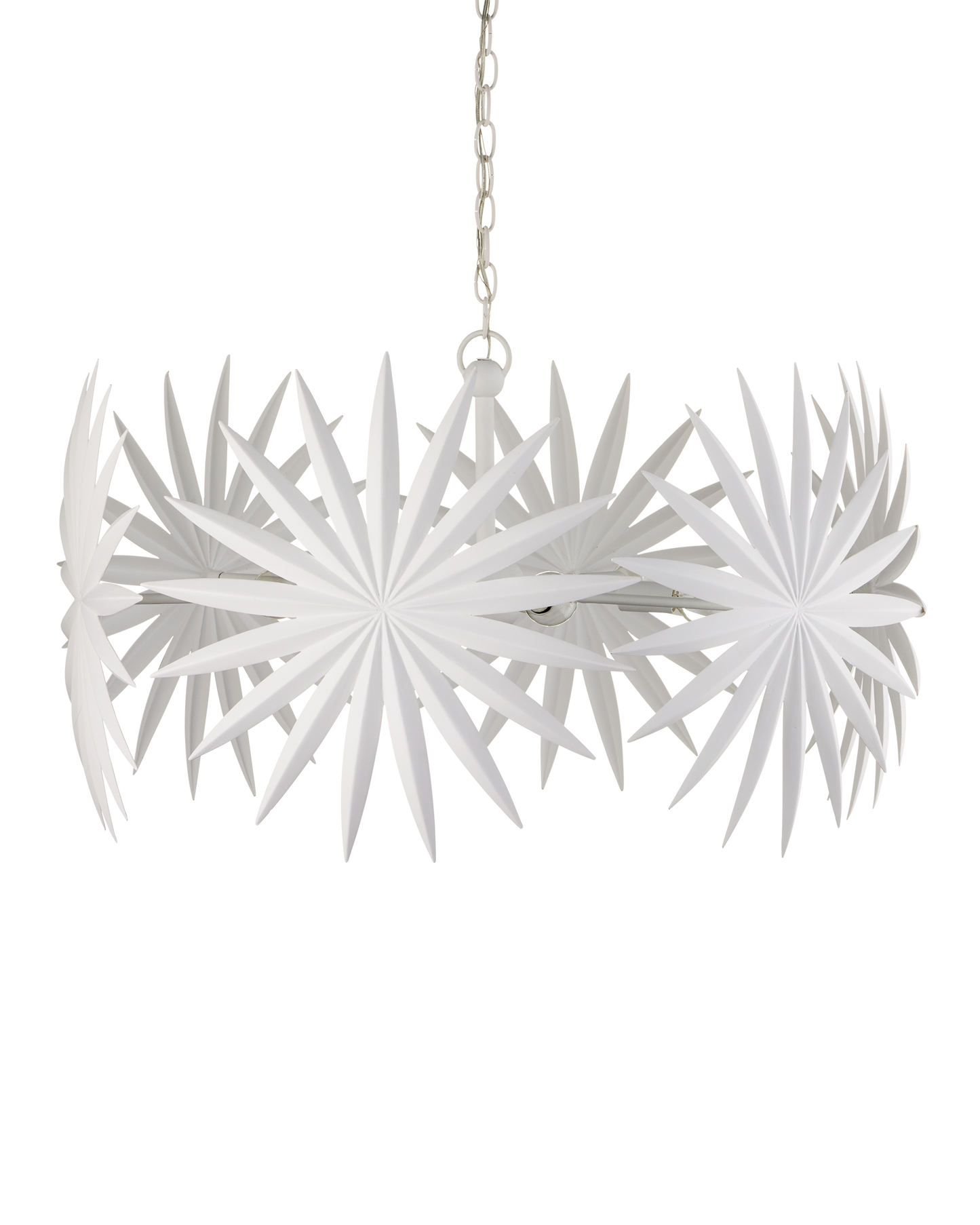 Bismarkia Small White Chandelier