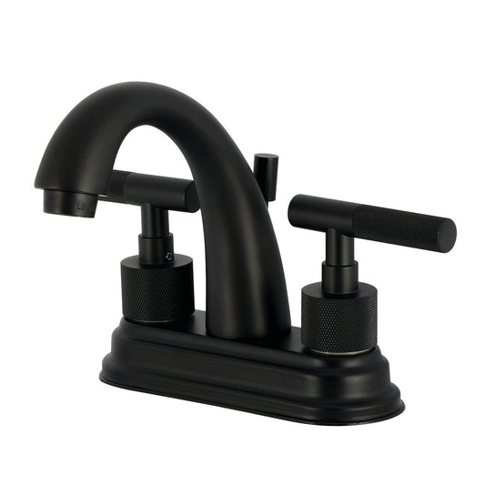 Convergent 4 Inch Centerset Bathroom Faucet in Matte Black