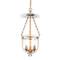 Hampton Pendant with Aged Brass Finish